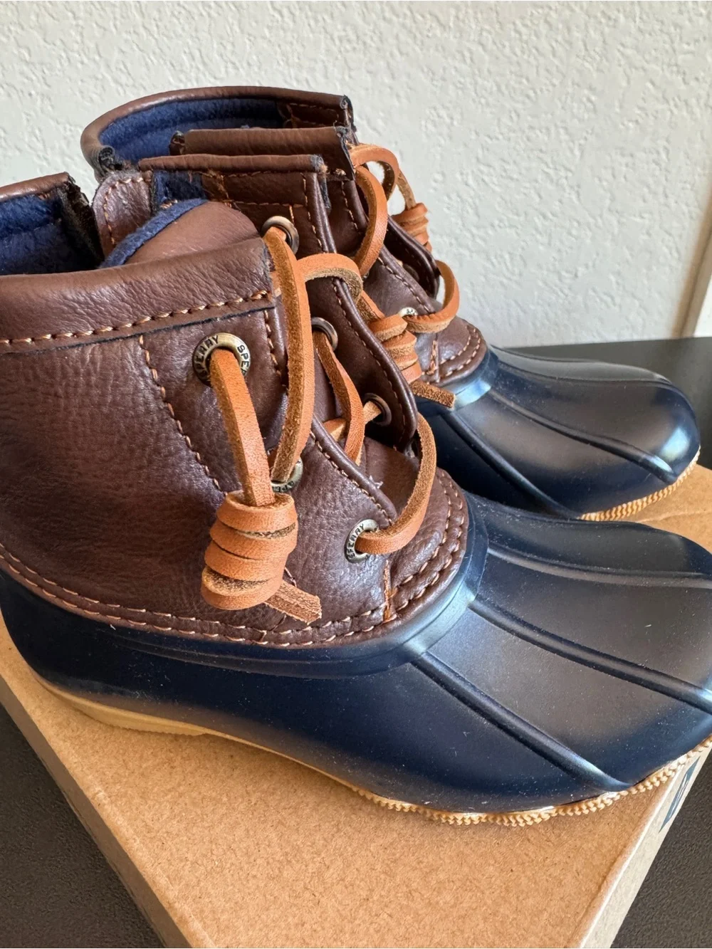 NWT Toddler 10 Sperry Saltwater Duck Boots